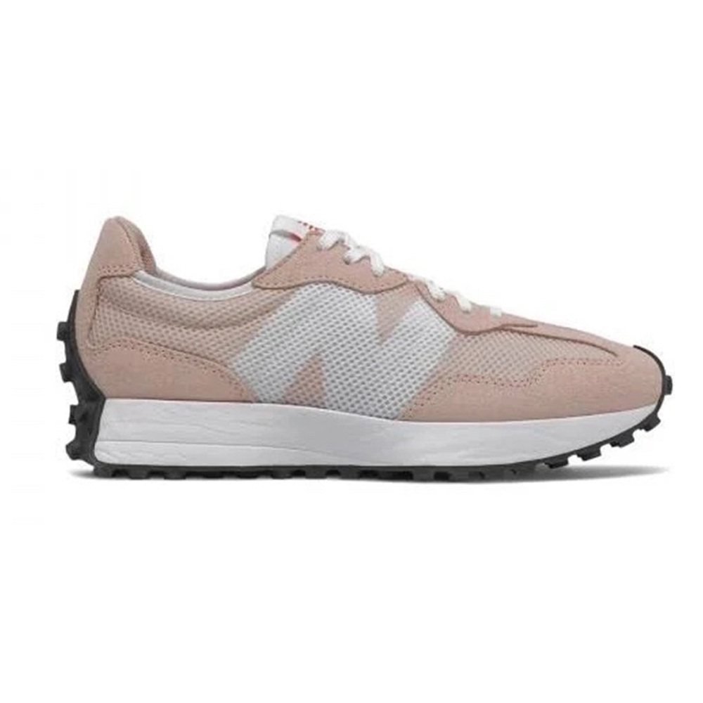 New Balance 327 Women's Blush and White Sneakers 7.5